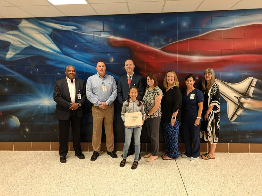Kids Capturing Hearts Recognizes Rasco Middle School Student
